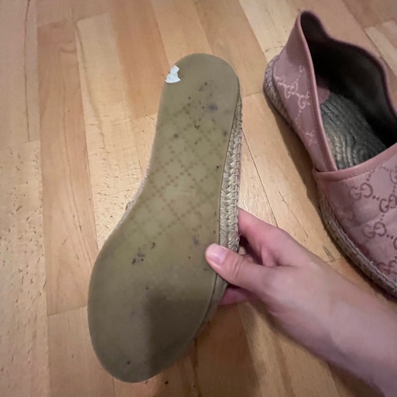 Gucci pink cotton espadrilles - Picture 5 of 8